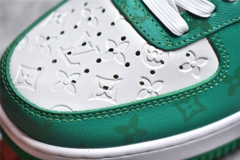 Louis Vuitton Nike Air Force 1 Low
By Virgil Abloh White Green