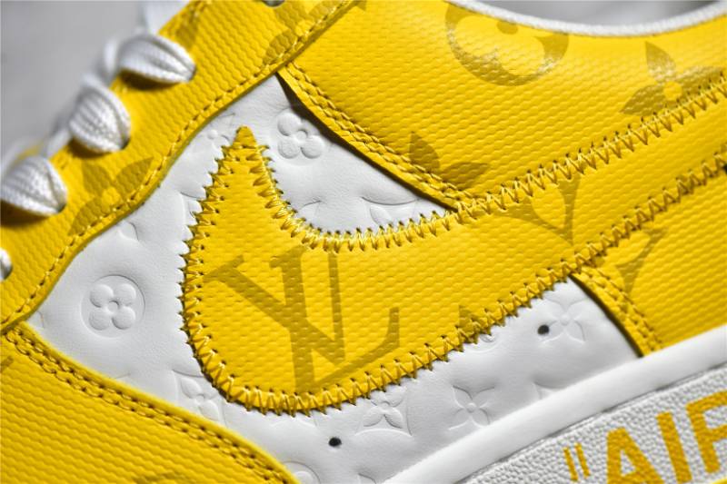Louis Vuitton Nike Air Force 1 Low
By Virgil Abloh Yellowl