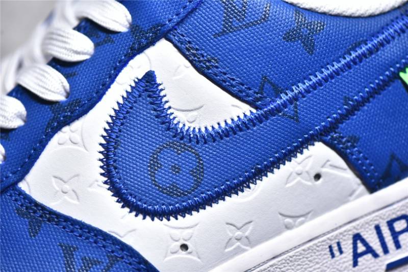 Louis Vuitton Nike Air Force 1 Low
By Virgil Abloh White Royal