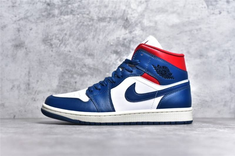Jordan 1 Mid
French Blue Gym Red