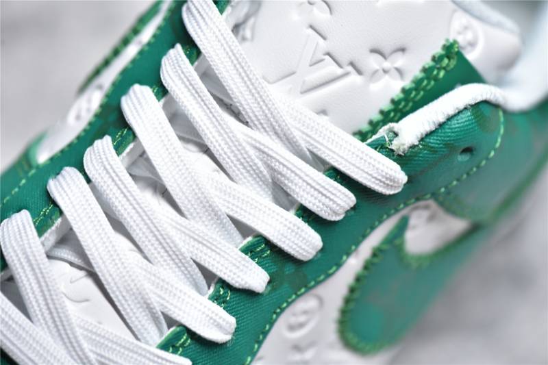 Louis Vuitton Nike Air Force 1 Low
By Virgil Abloh White Green