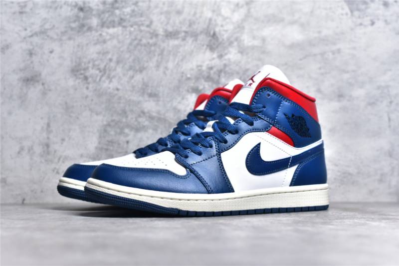 Jordan 1 Mid
French Blue Gym Red