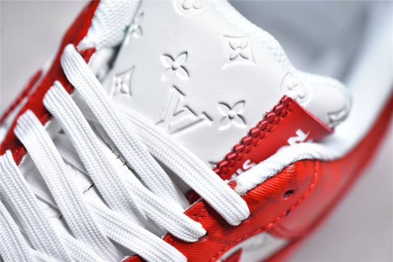 Louis Vuitton Nike Air Force 1 Low
By Virgil Abloh White Red