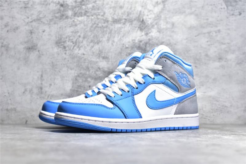Jordan 1 Mid
University Blue Grey
