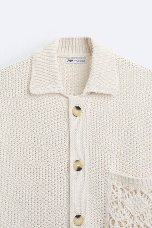 Áo sơ mi cộc tay Zara 3991/403