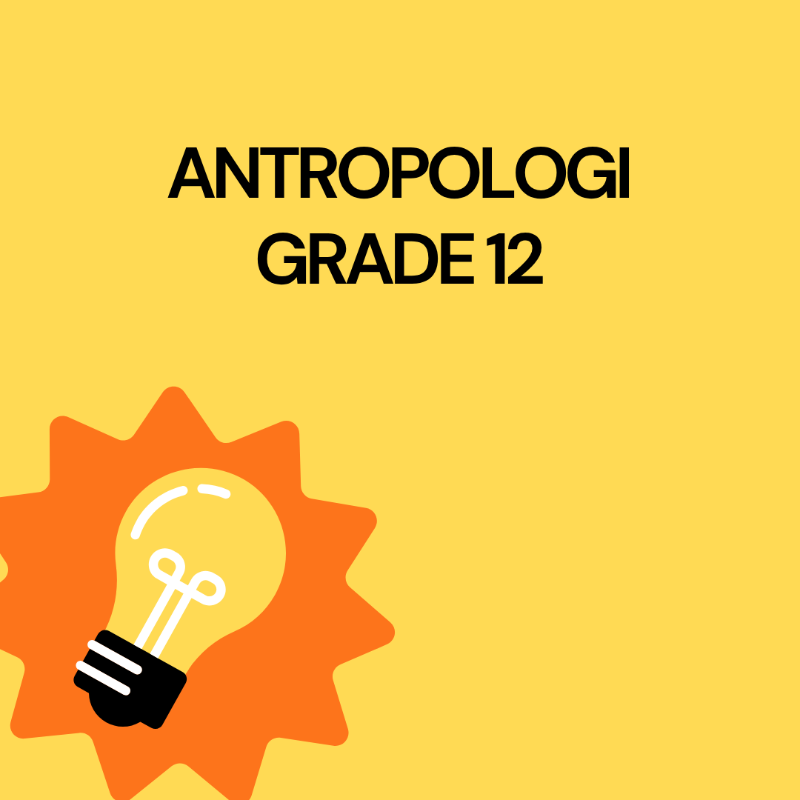 Antropologi -- SMA IPS Grade 12 -- Rp. 110.000