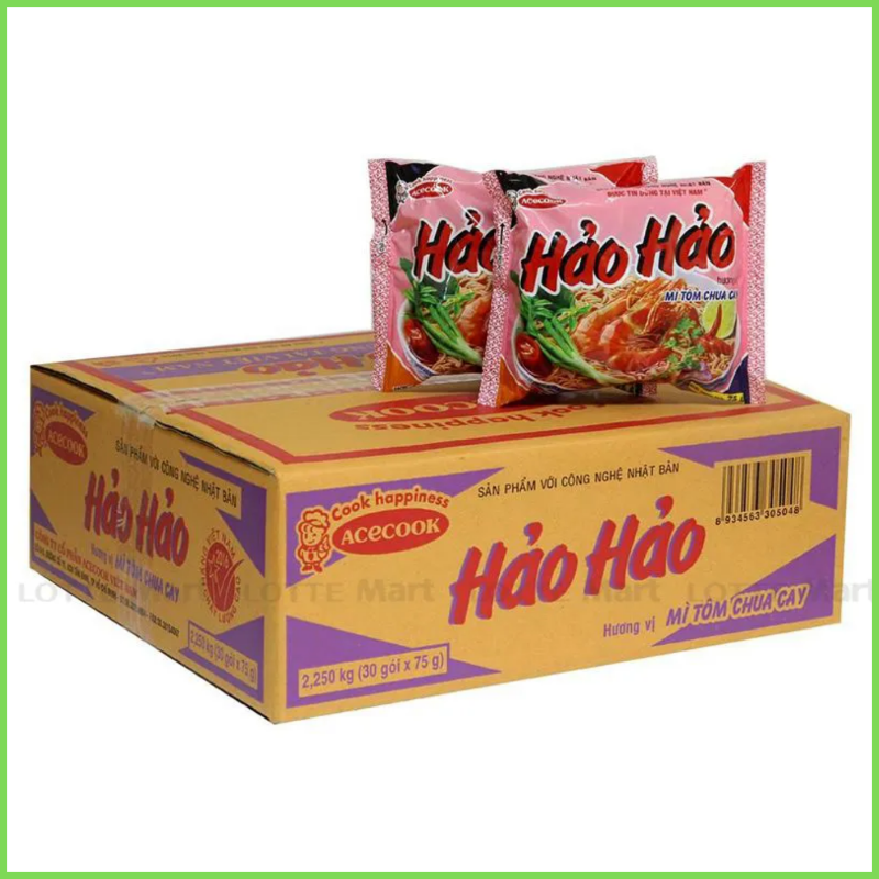 Mì hảo hảo nguyên thùng