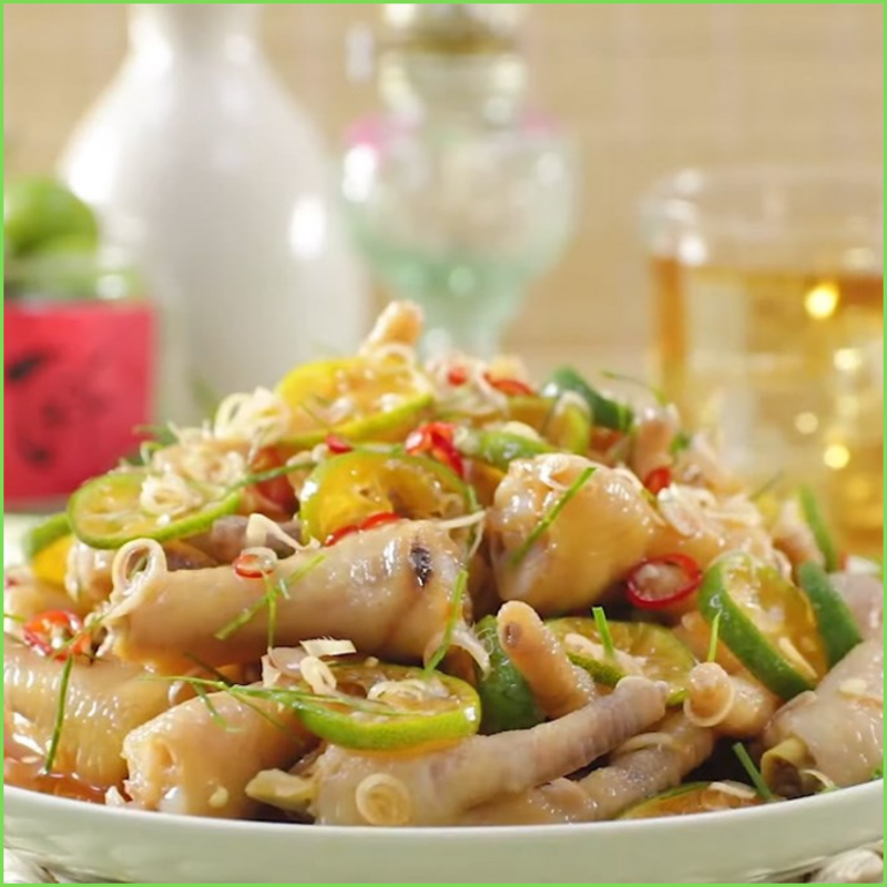 Chân gà sả tắc