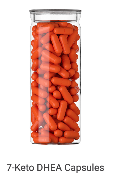 7-Keto DHEA Cápsulas 25mg, 50mg y 100mg #30 cápsulas