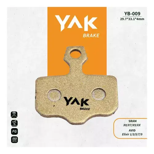 Pastillas de freno YB-009 YAK-YB-009