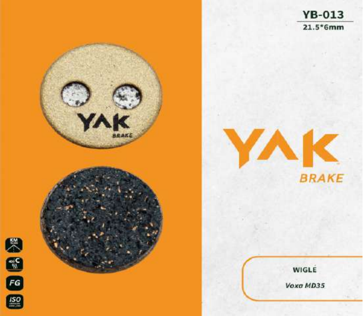 Pastillas de freno YB-013 YAK-YB-013