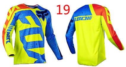 Jersey FOX Amarillo -Azul-Azul 19 L-JF19L
