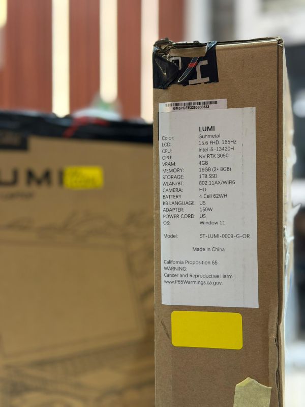 SKYTECH LUMI GAMING LAPTOP