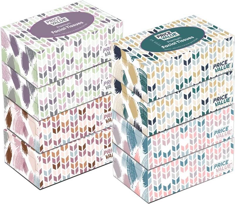 8 PACK PRICE VALUE TISSUES