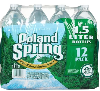 POLAND SPRING WATER 12 BOTTLE