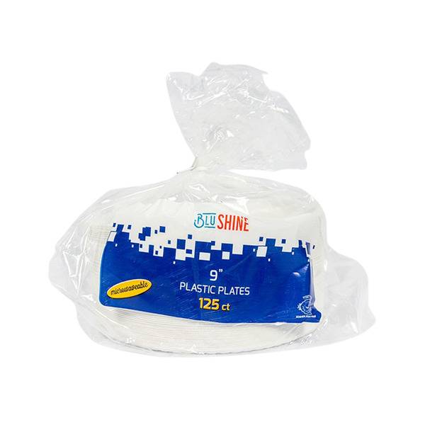 PLASTIC PLATES 9''