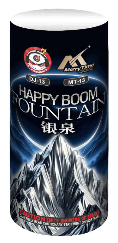 HAPPY BOOM SILVER FOUNTAIN (6 METER) (TBC)