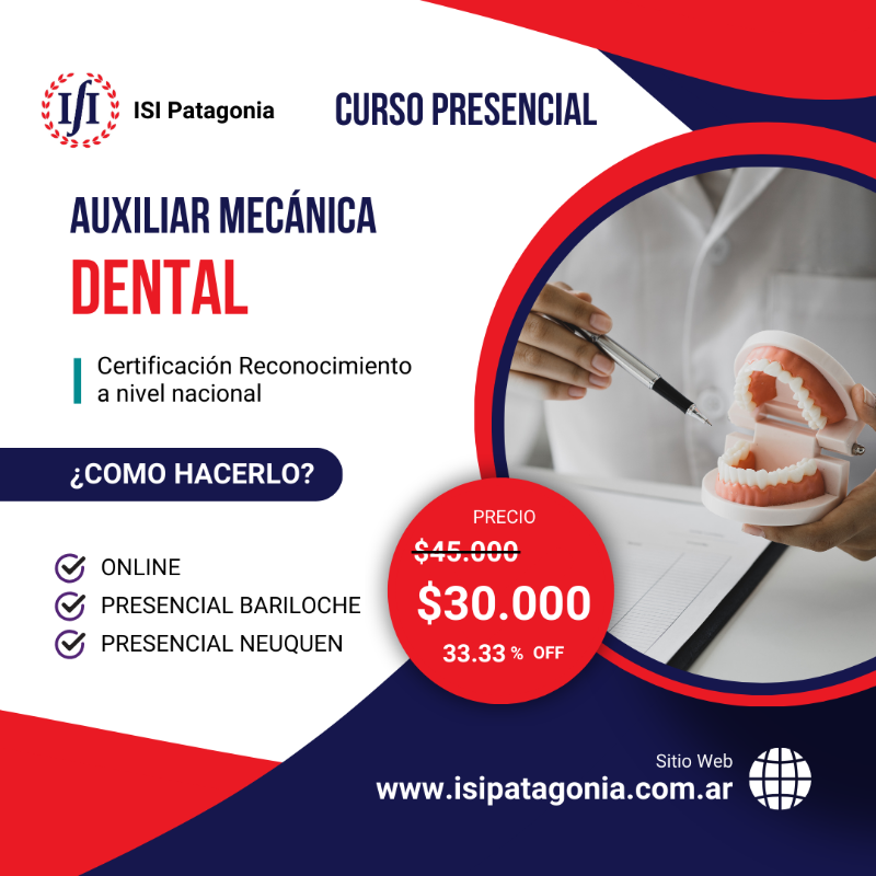 Auxiliar Mecánica Dental (PCAL)