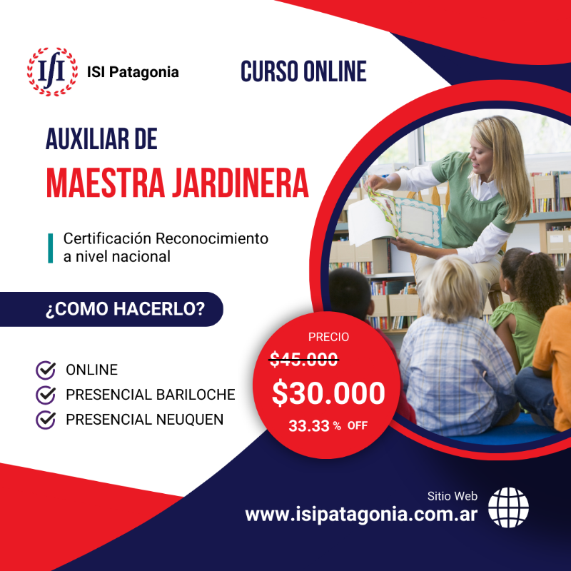 Auxiliar de maestra Jardinera (OLN)