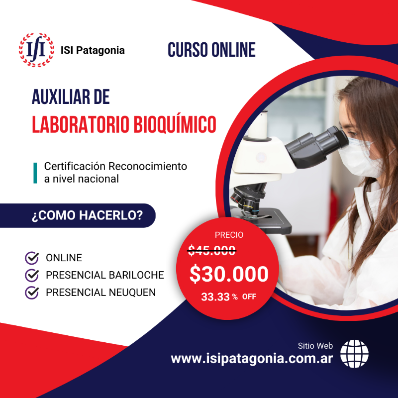 Auxiliar de Laboratorio Bioquímico (OLN)