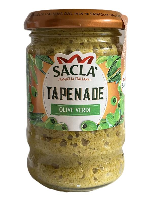 Sacla Tappenade Olives Vertes