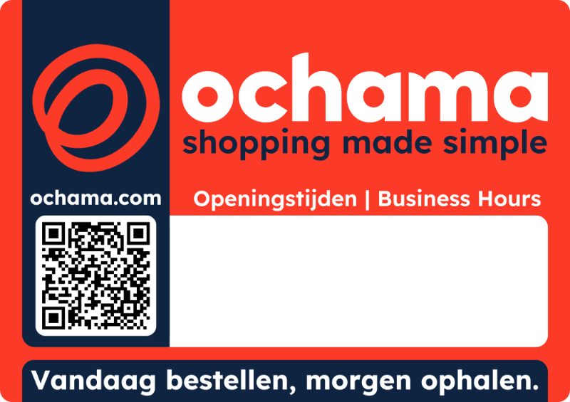 🇳🇱NL+EN Door Sign 门牌荷兰语+英语