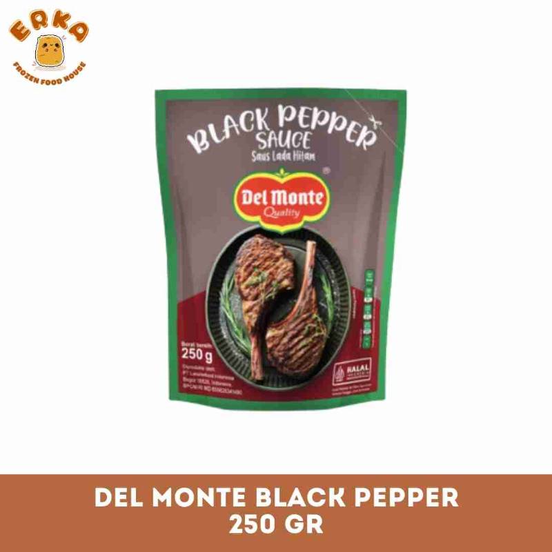 Del Monte Black Pepper 250gr