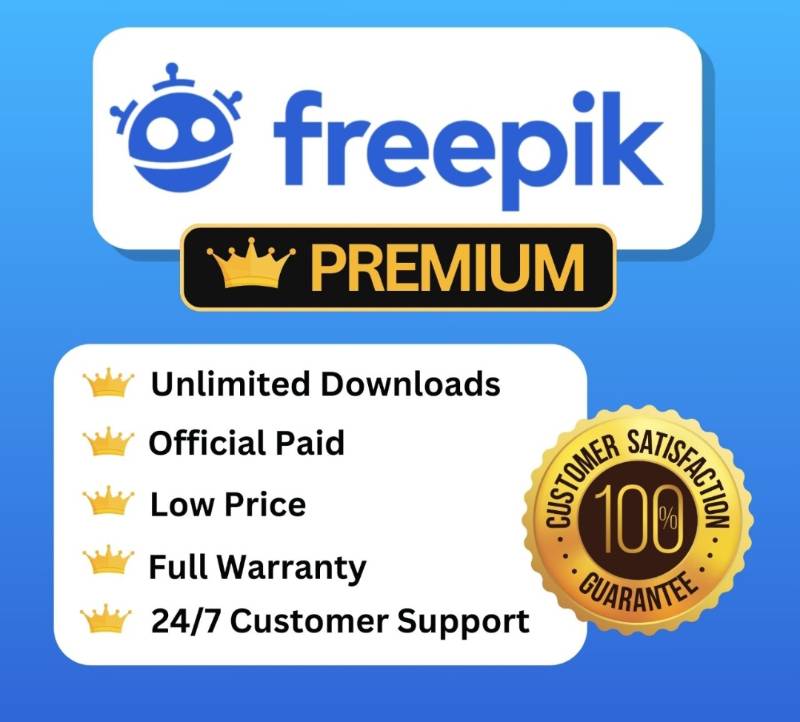 Freepik premium for 1 Month