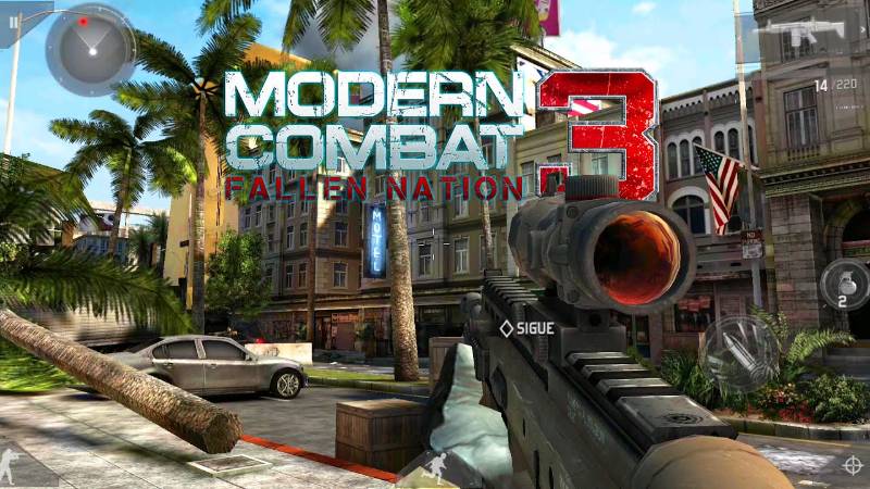 modern combat 3 game for Android