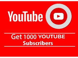 Youtube subscribers (1000)