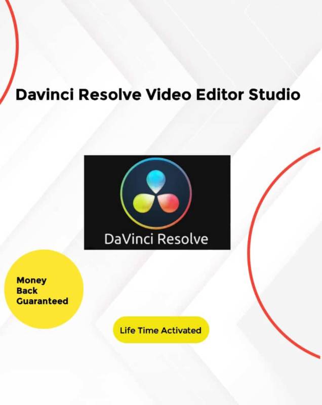 Da Vinci resolve video editor studio for pc