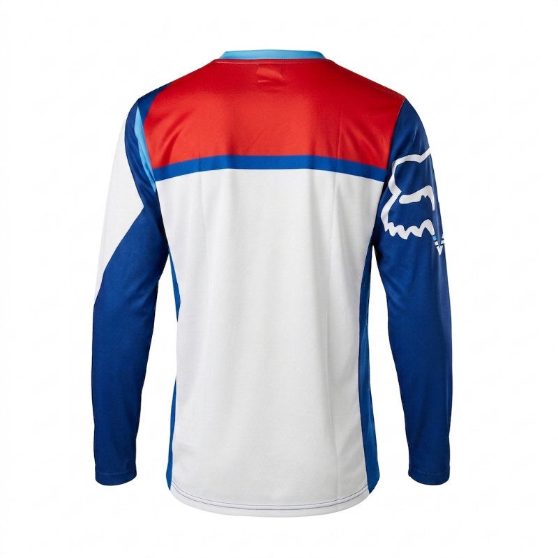 Jersey Fox Azul Blanco