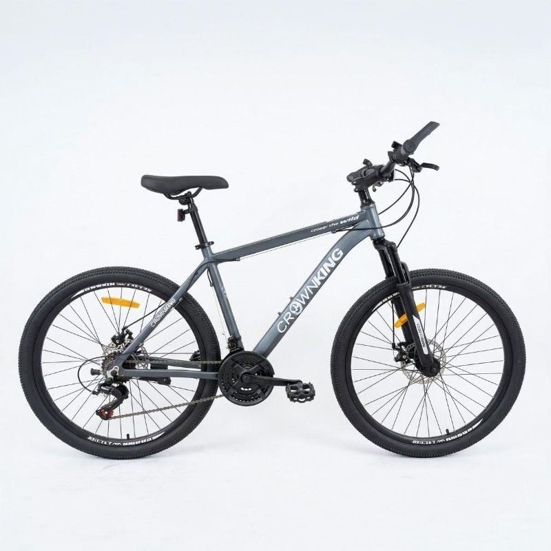 Bicicleta 26 Crown King MTB Aluminio 21 Velocidades Gris