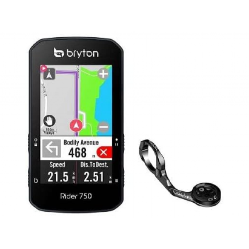 Ciclo Computador Bryton Rider 750 SE + Base Frontal