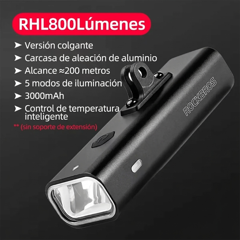 Luz Delantera RHL 400 Lumens Colgante