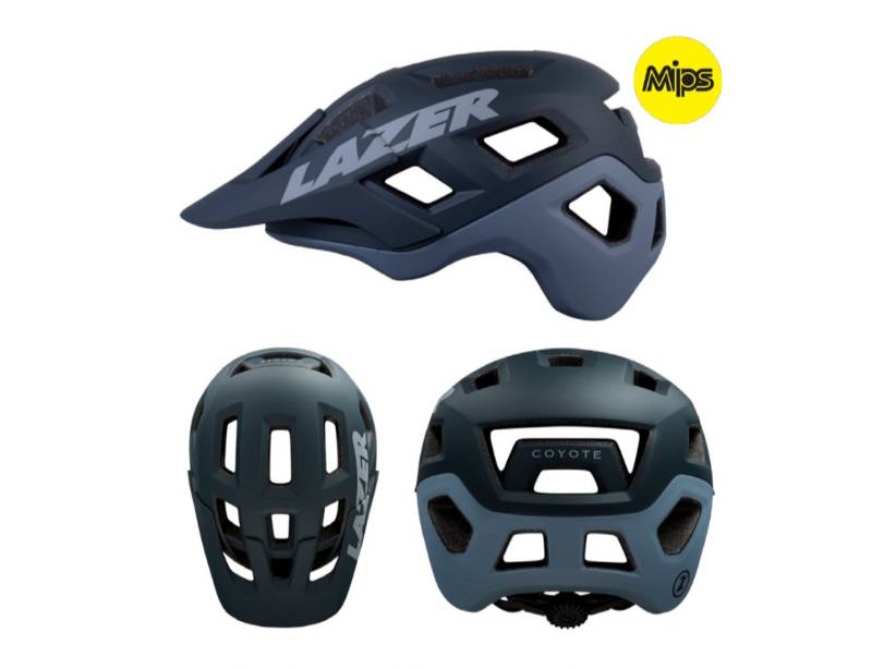 Casco Lazer Coyote Mips Azul/Gris