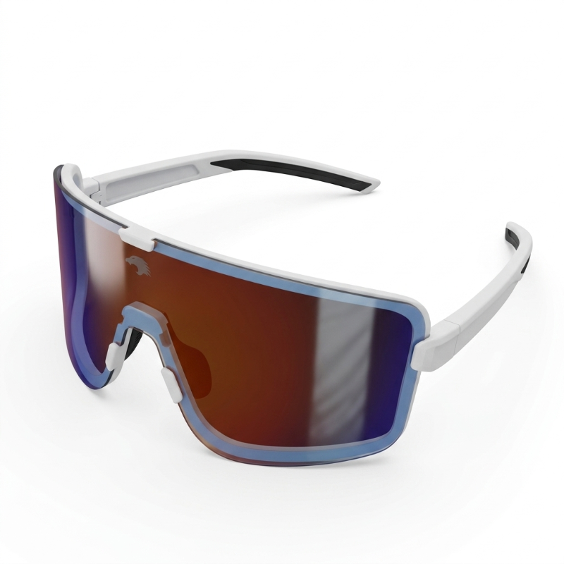Lentes Venzo Alpha 001 Blanco/Rojo