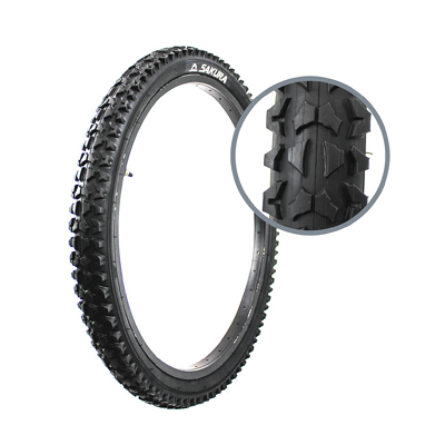 Caucho 24 x 2.125 Sakura Negro MTB Taco Tractor