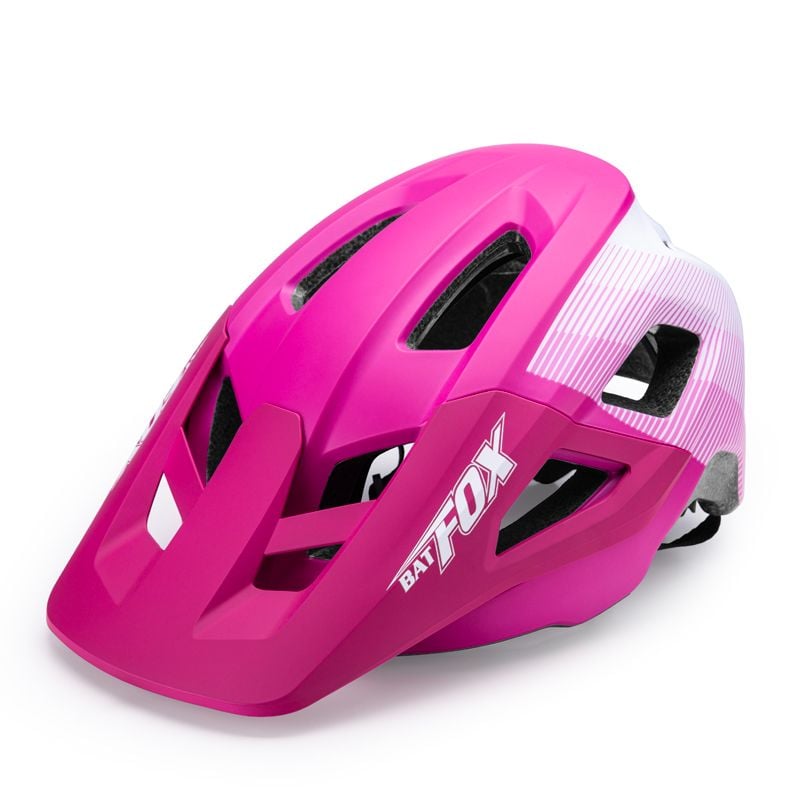 Casco Bat Fox Magenta Blanco