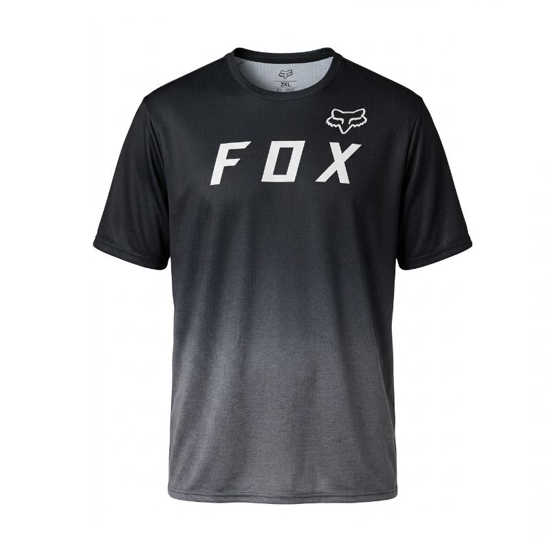 Franela Fox Negro Blanco