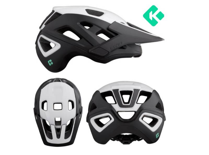 Casco Lazer Jackal KinetiCore Blanco/Negro