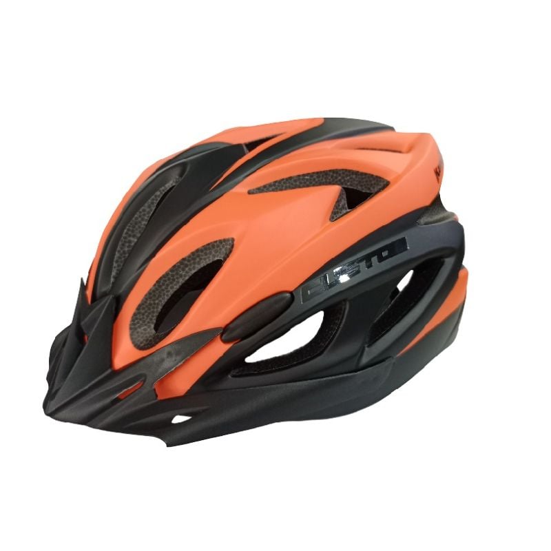 Casco Kamikaze Custom Negro Naranja Neon