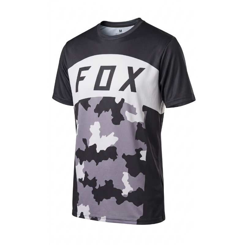 Franela Fox Camuflaje Negro