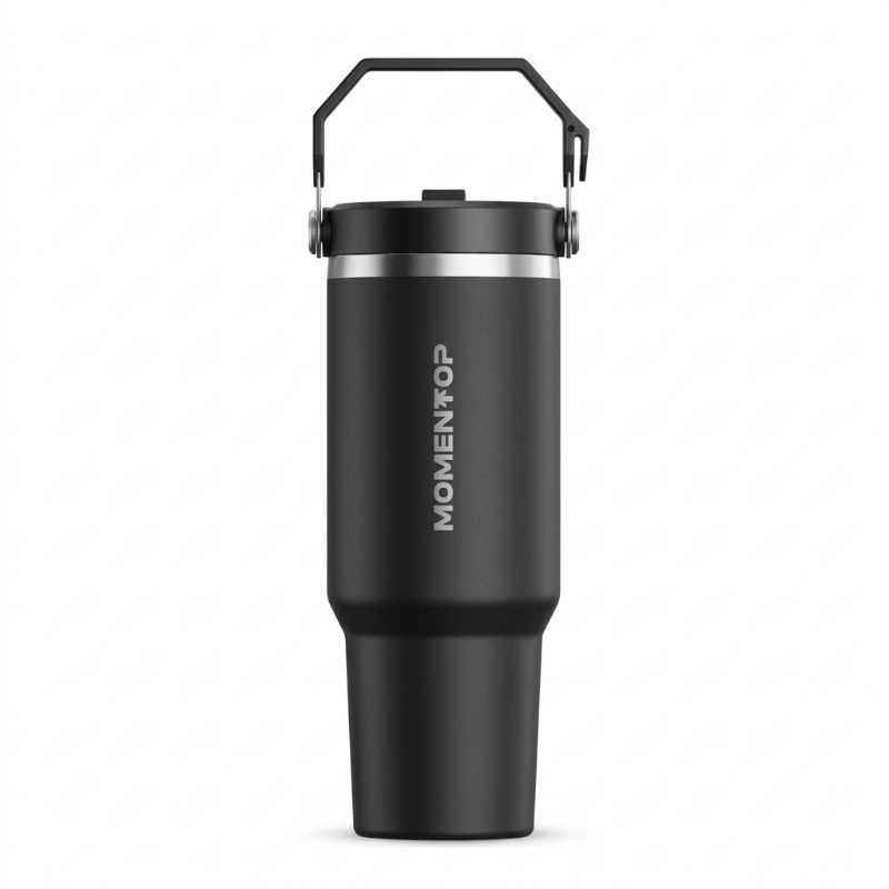 Termo Momentop Tumbler Double Black 40oz 1183ml