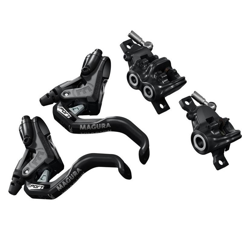 Kit Freno Magura MT Trail Sport 2 y 4 Pistones 1-Finger HC Alum Lever Blade F y R