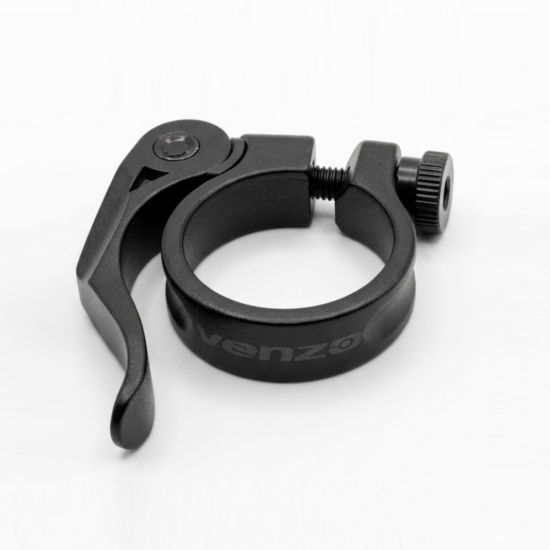 Abrazadera de Tubo De Asiento Venzo con Bloqueo Negro/Gris