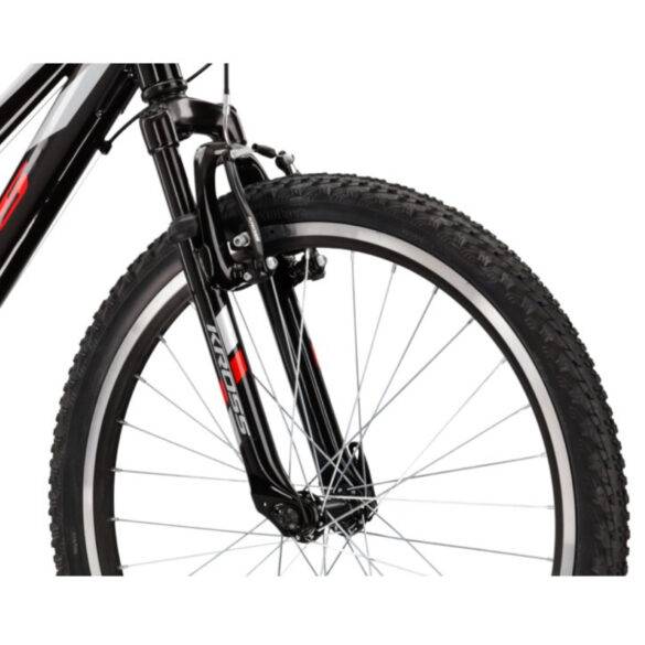 Bicicleta 24 Kross Hexagon JR 1.0 SR Negra