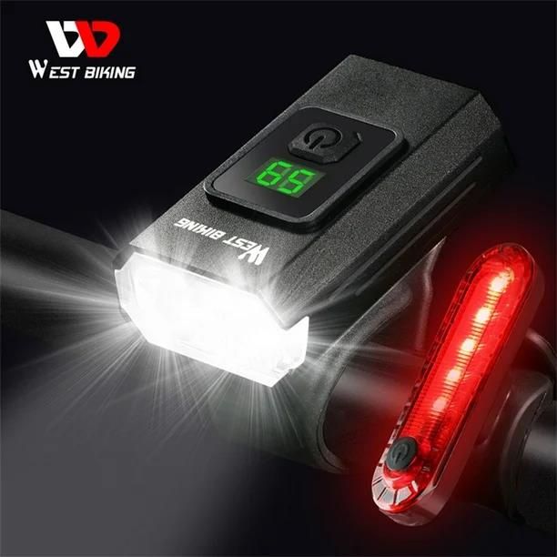Luz Delantera y Trasera 300 Lumens West Biking