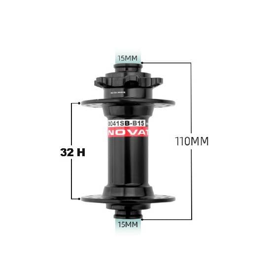 Manzana Delantera Novatec MTB D041-B15 32H 6 Tornillos