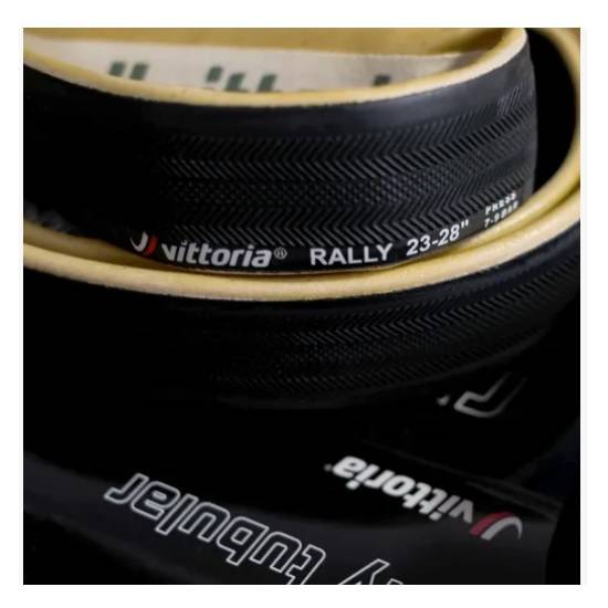 Caucho Tubular Vittoria Rally 25-28 Full Black RVC